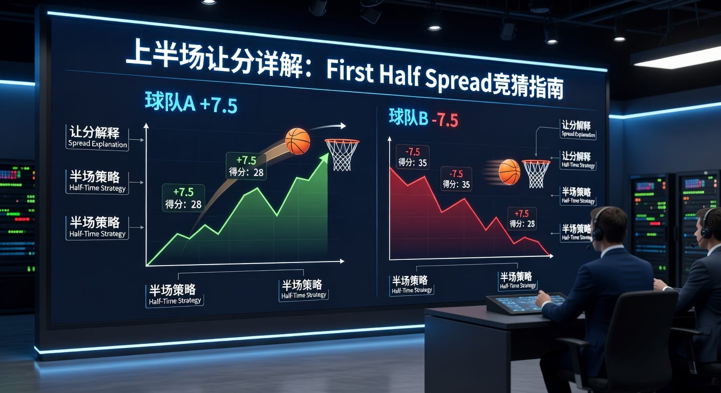 上半场让分 first half spread｜雷速体育官网入门与判断